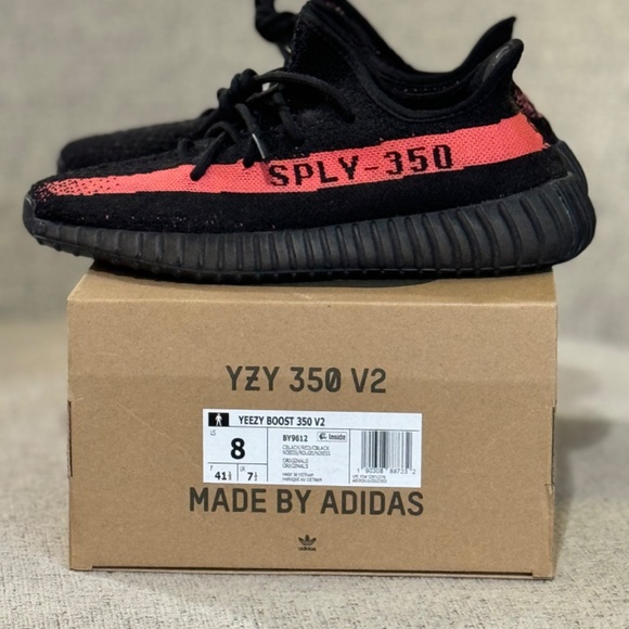 Yeezy Boost 350 V2 Core Black Red - Picture 4 of 6